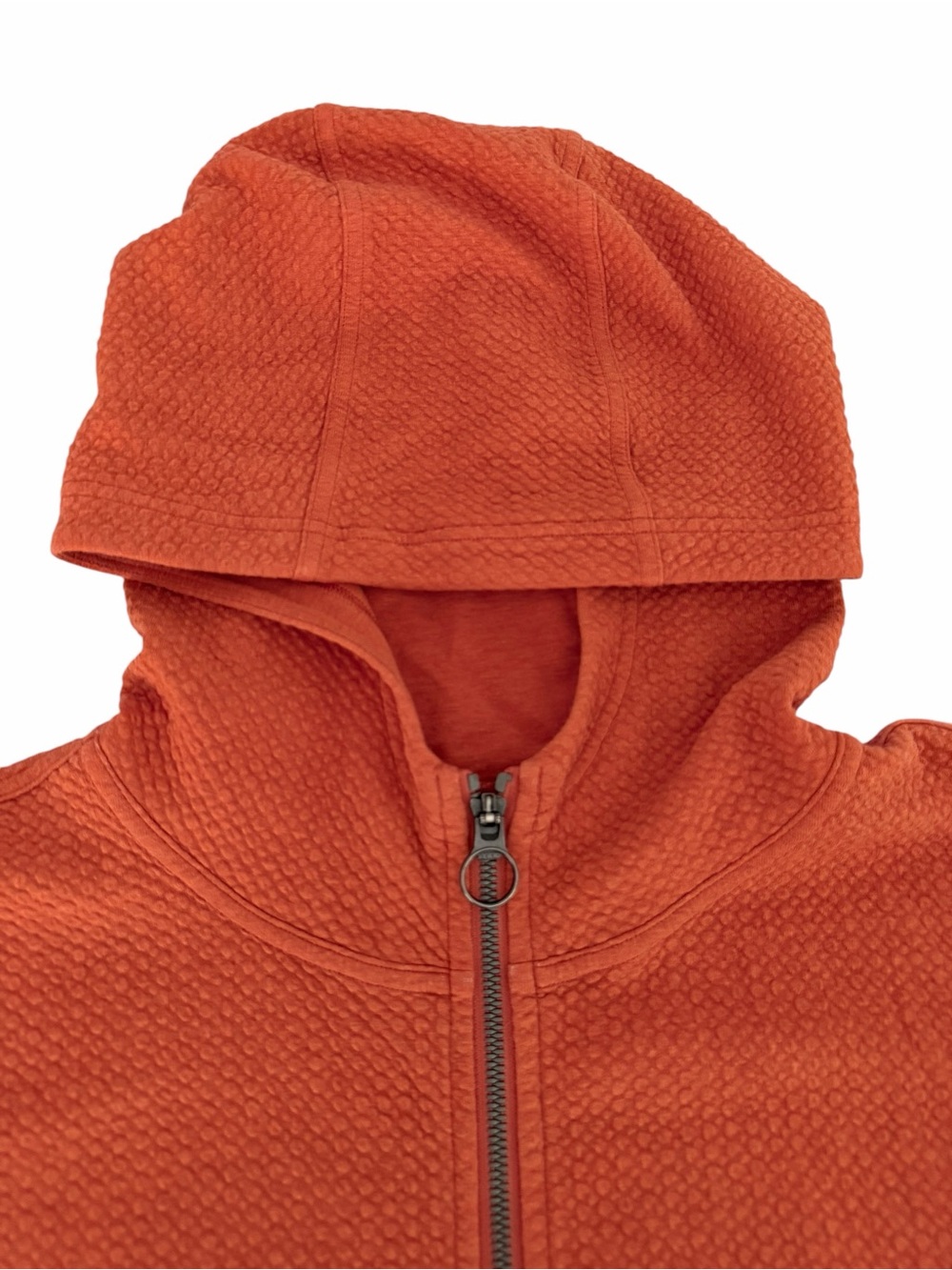 LULULEMON Heathered Brick/White All Yours Zip Hoodie Bubble Dot 6 - Picture 4 of 16
